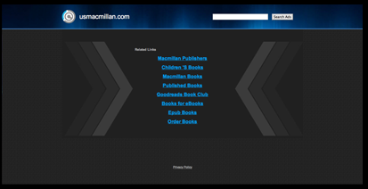 US Macmillan website screenshot